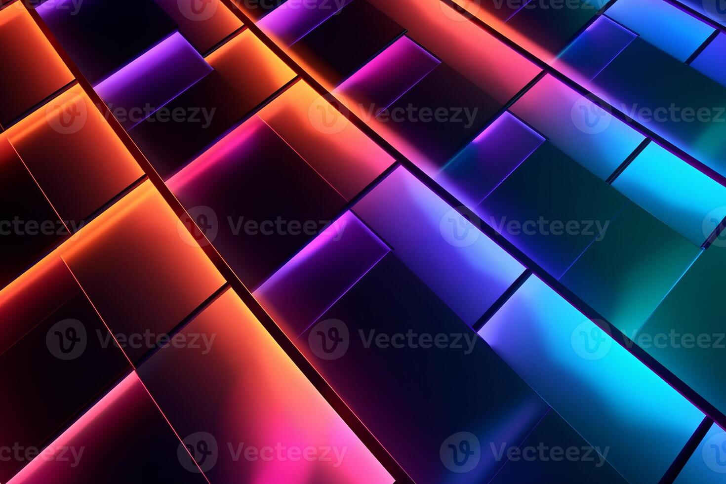 Sleek Modern Geometric Glowing Shapes Outline Background photo