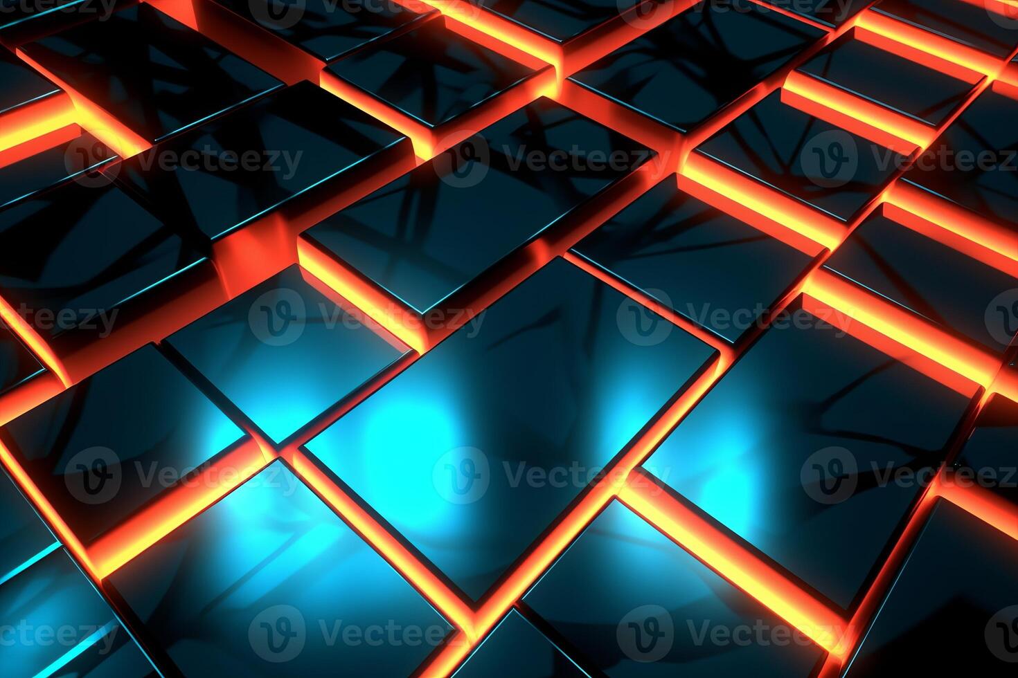Sleek Modern Geometric Glowing Shapes Outline Background photo