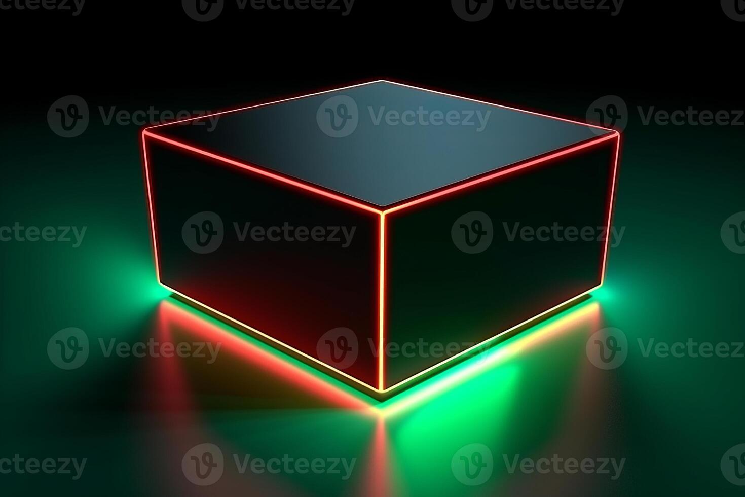Sleek Modern Geometric Glowing Shapes Outline Background photo