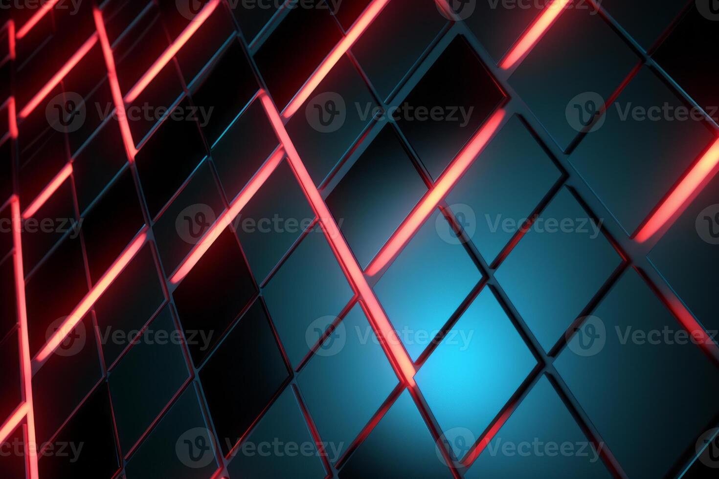 Sleek Modern Geometric Glowing Shapes Outline Background photo