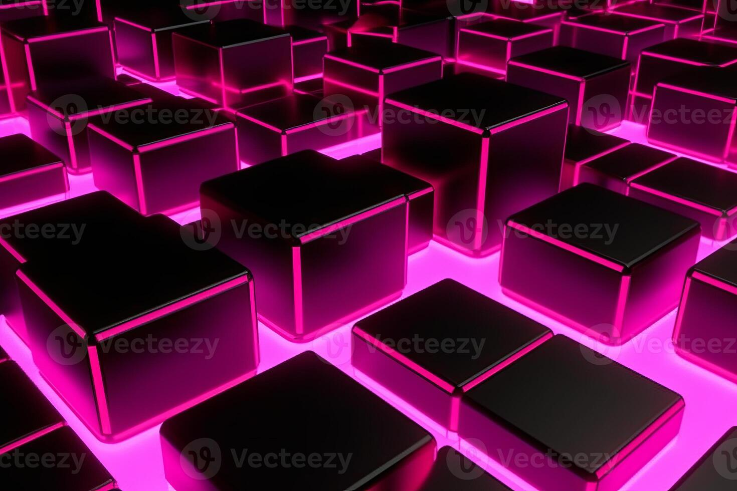 Sleek Modern Geometric Glowing Shapes Outline Background photo