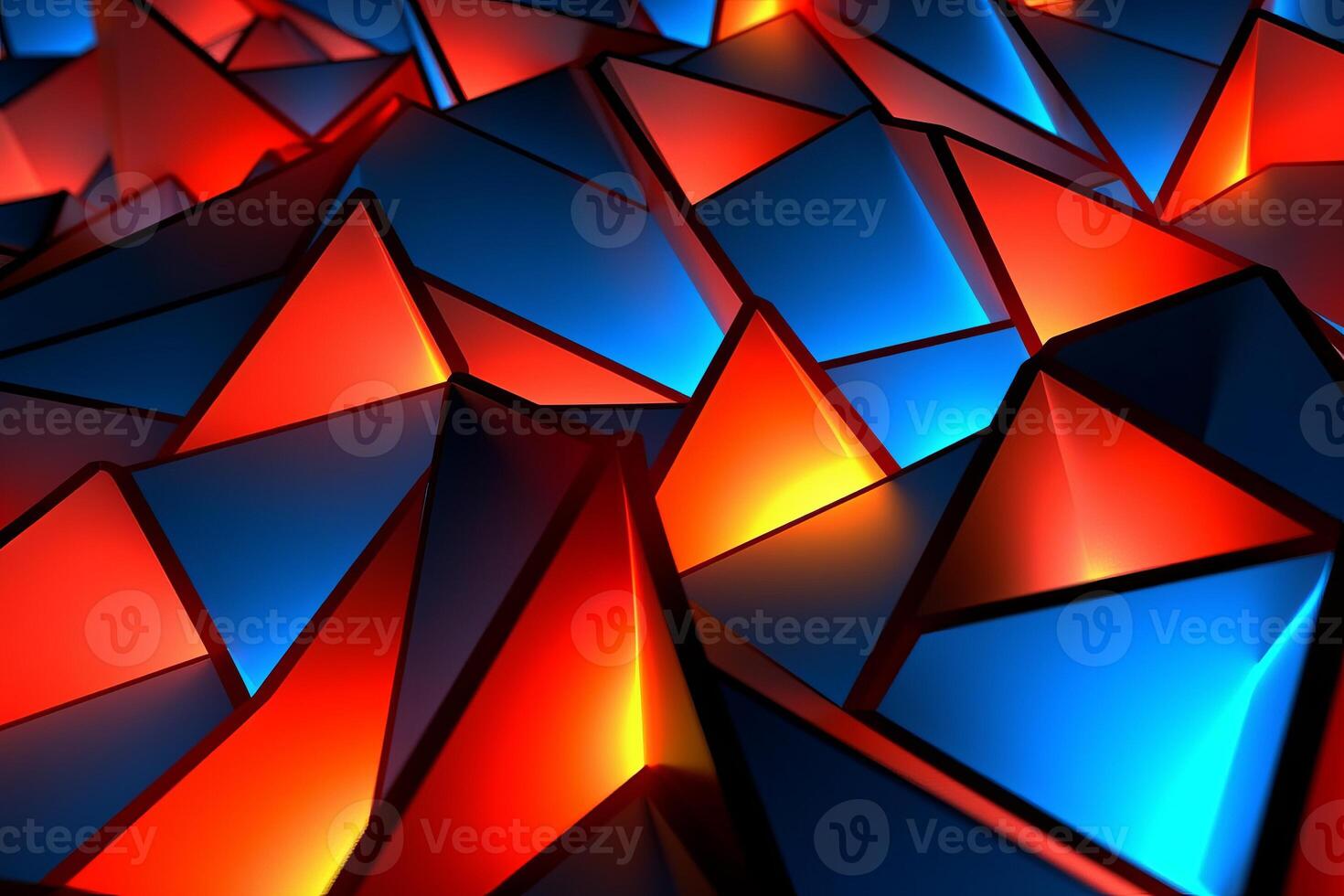 Sleek Modern Geometric Glowing Shapes Outline Background photo