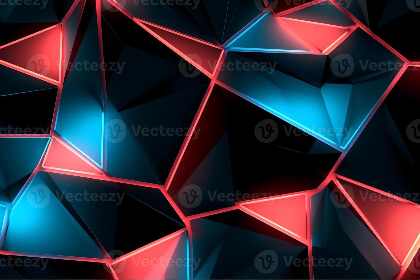 Sleek Modern Geometric Glowing Shapes Outline Background photo