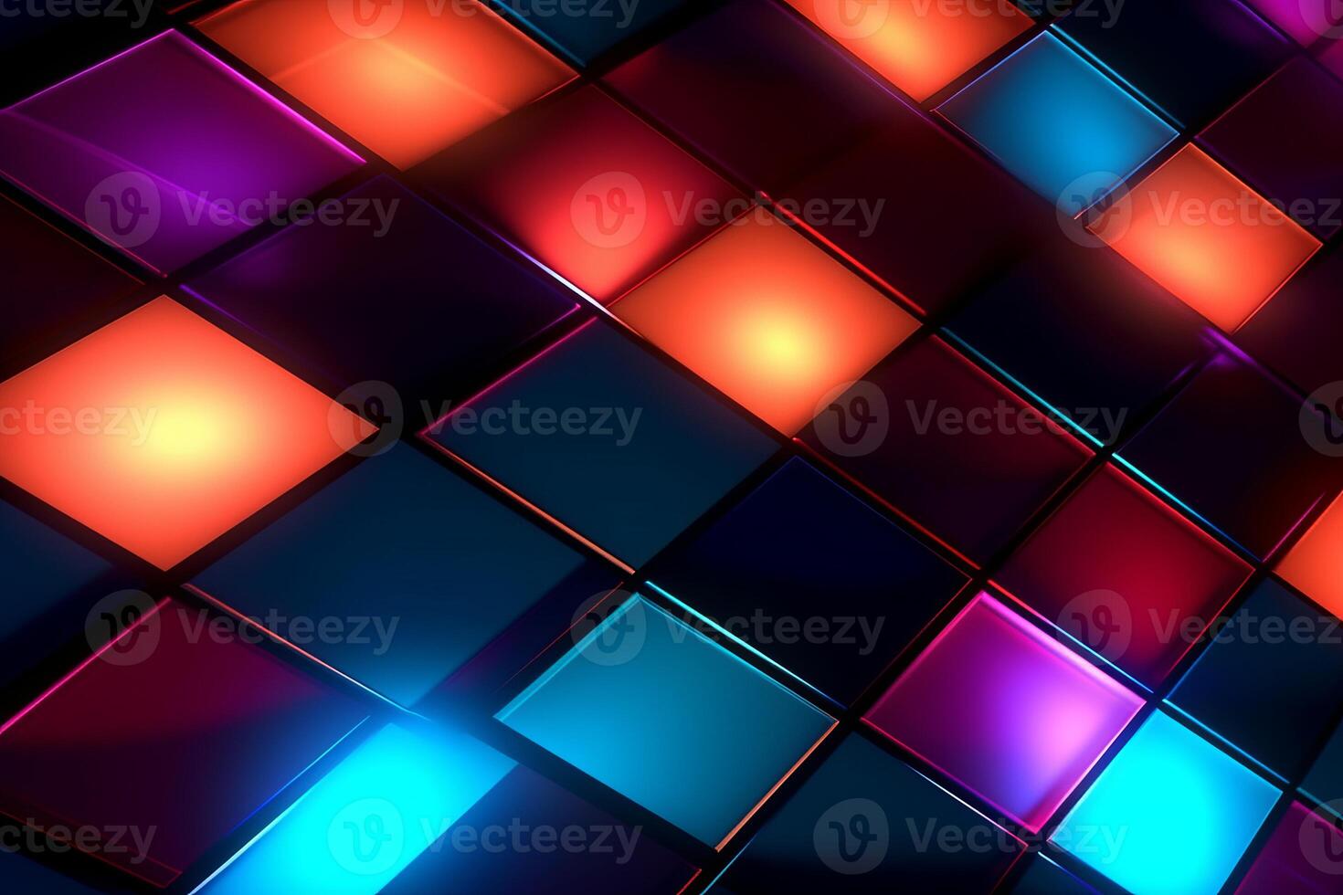 Sleek Modern Geometric Glowing Shapes Outline Background photo