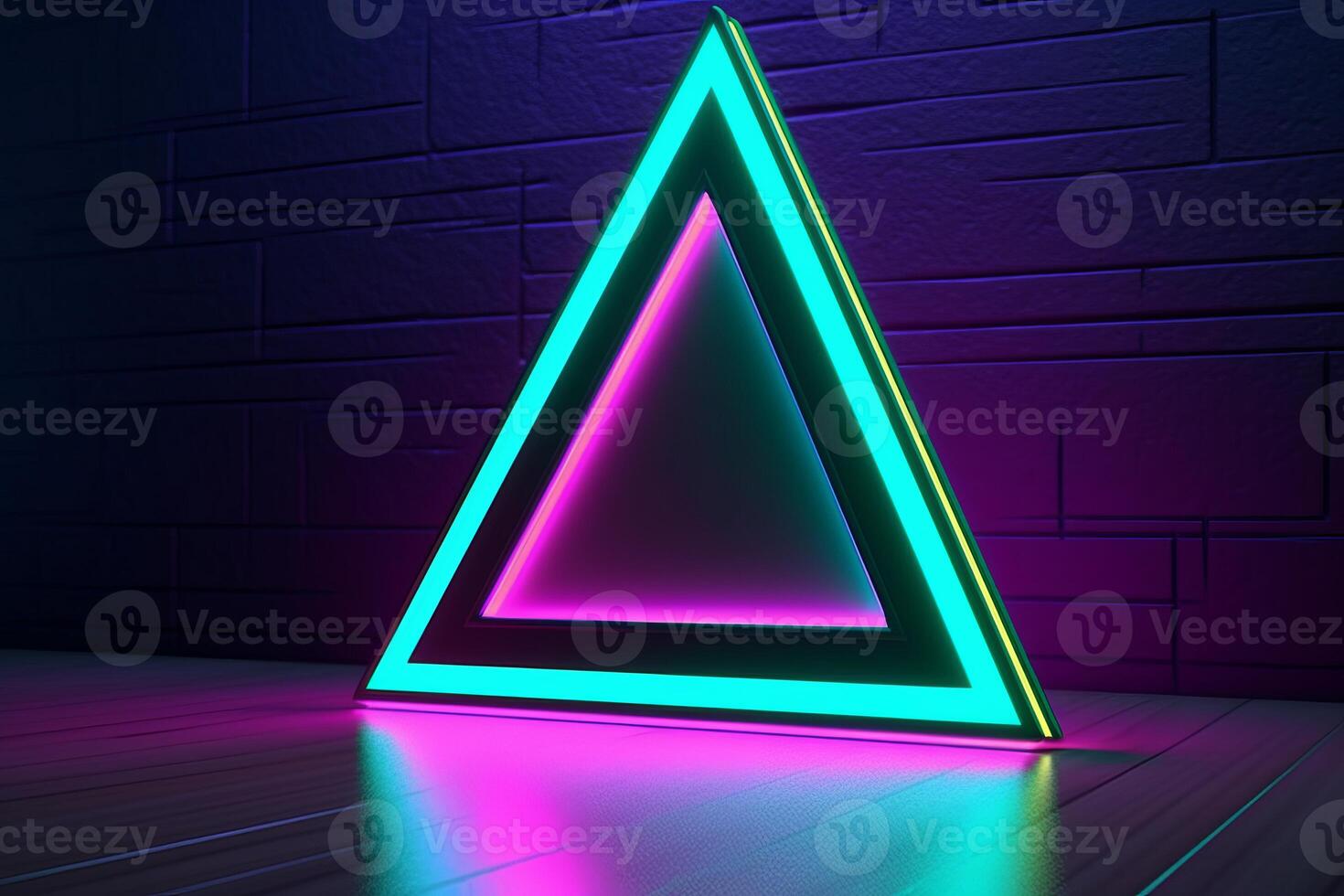 Sleek Modern Geometric Glowing Shapes Outline Background photo