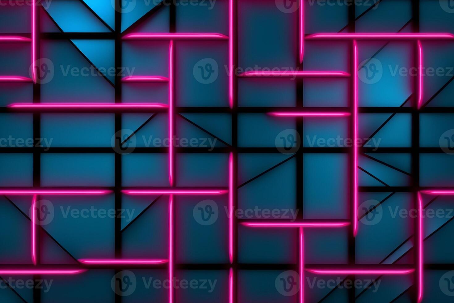 Sleek Modern Geometric Glowing Shapes Outline Background photo