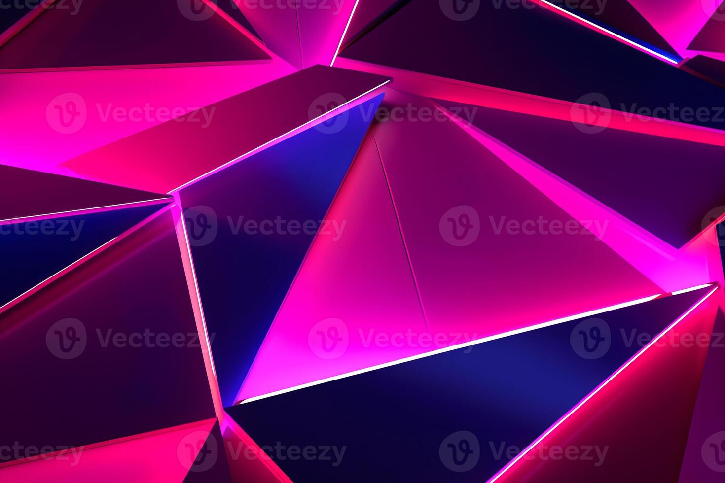 Sleek Modern Geometric Glowing Shapes Outline Background photo
