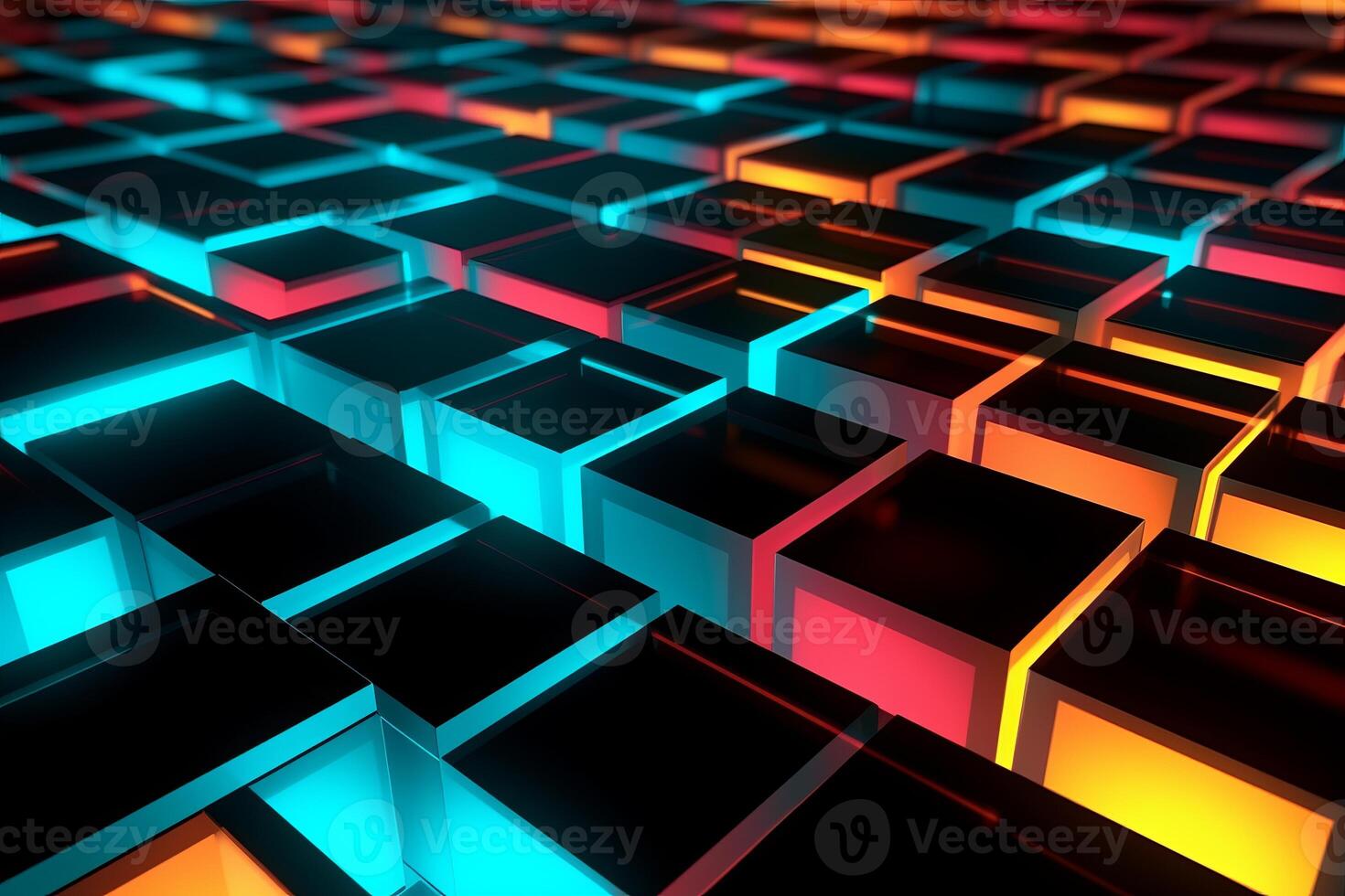 Sleek Modern Geometric Glowing Shapes Outline Background photo