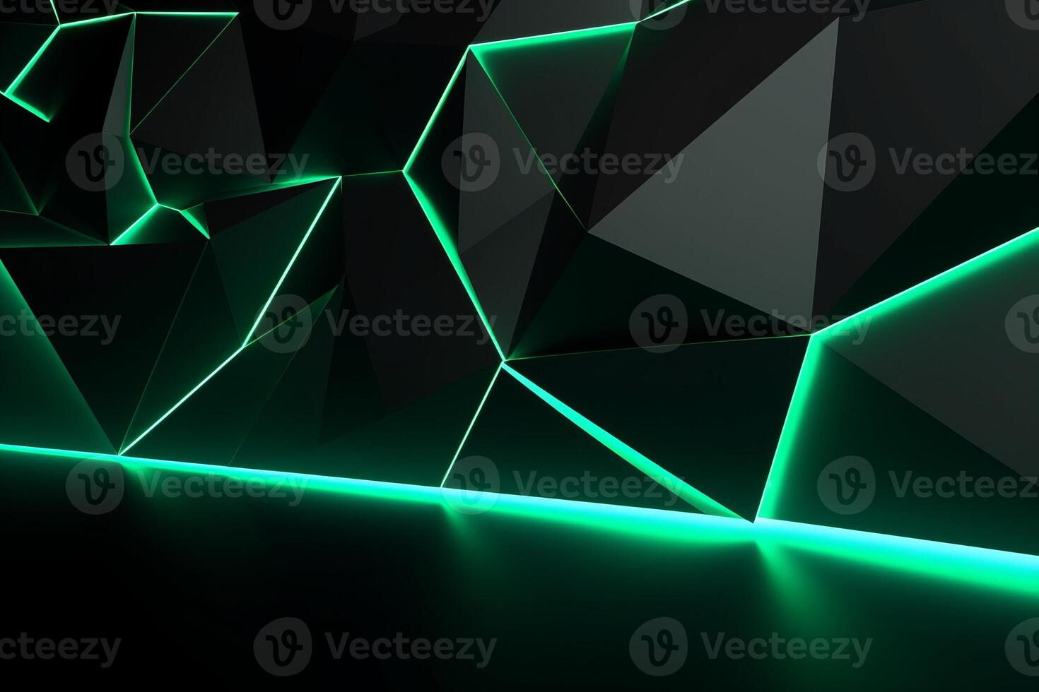 Sleek Modern Geometric Glowing Shapes Outline Background photo