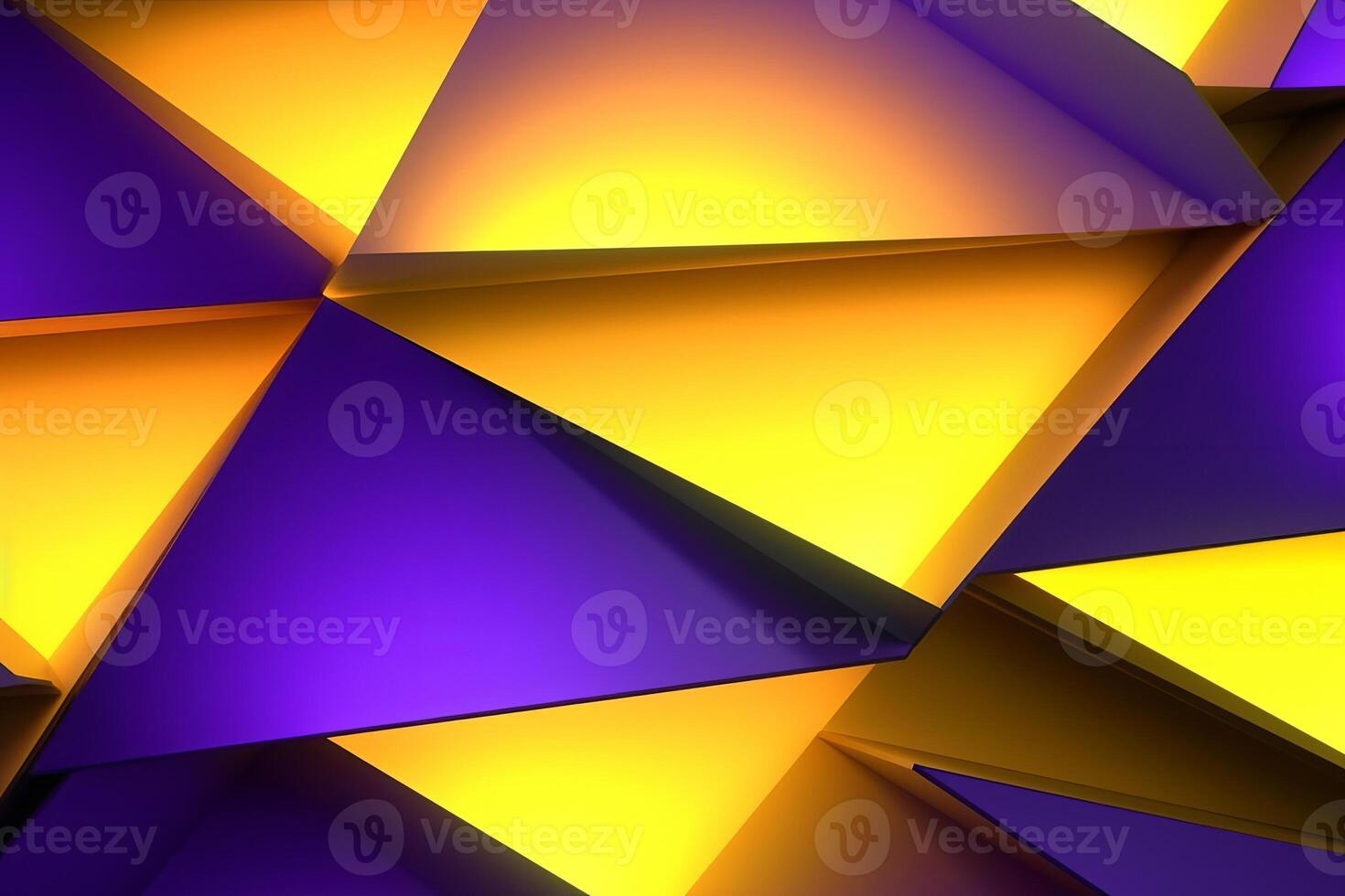 Sleek Modern Geometric Glowing Shapes Outline Background photo