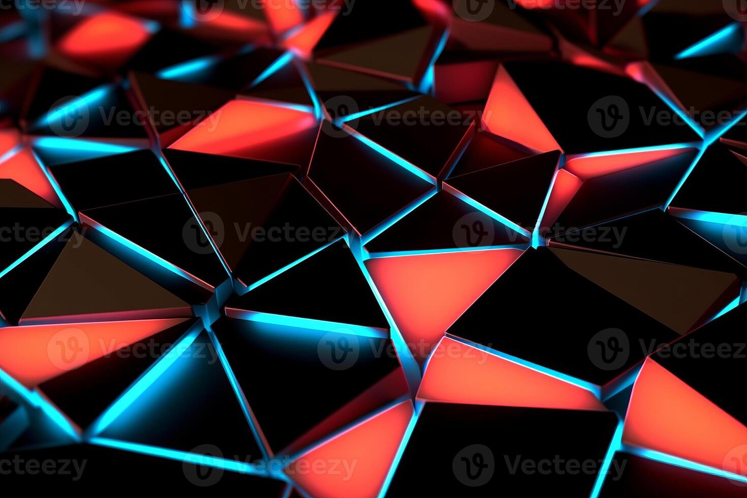 Sleek Modern Geometric Glowing Shapes Outline Background photo