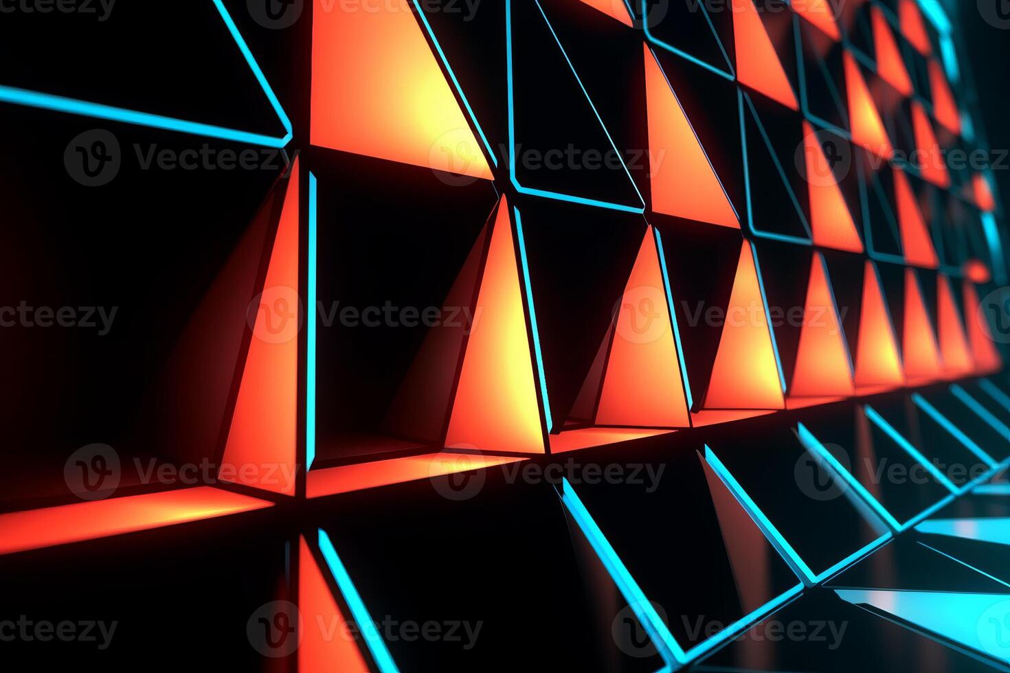 Sleek Modern Geometric Glowing Shapes Outline Background photo