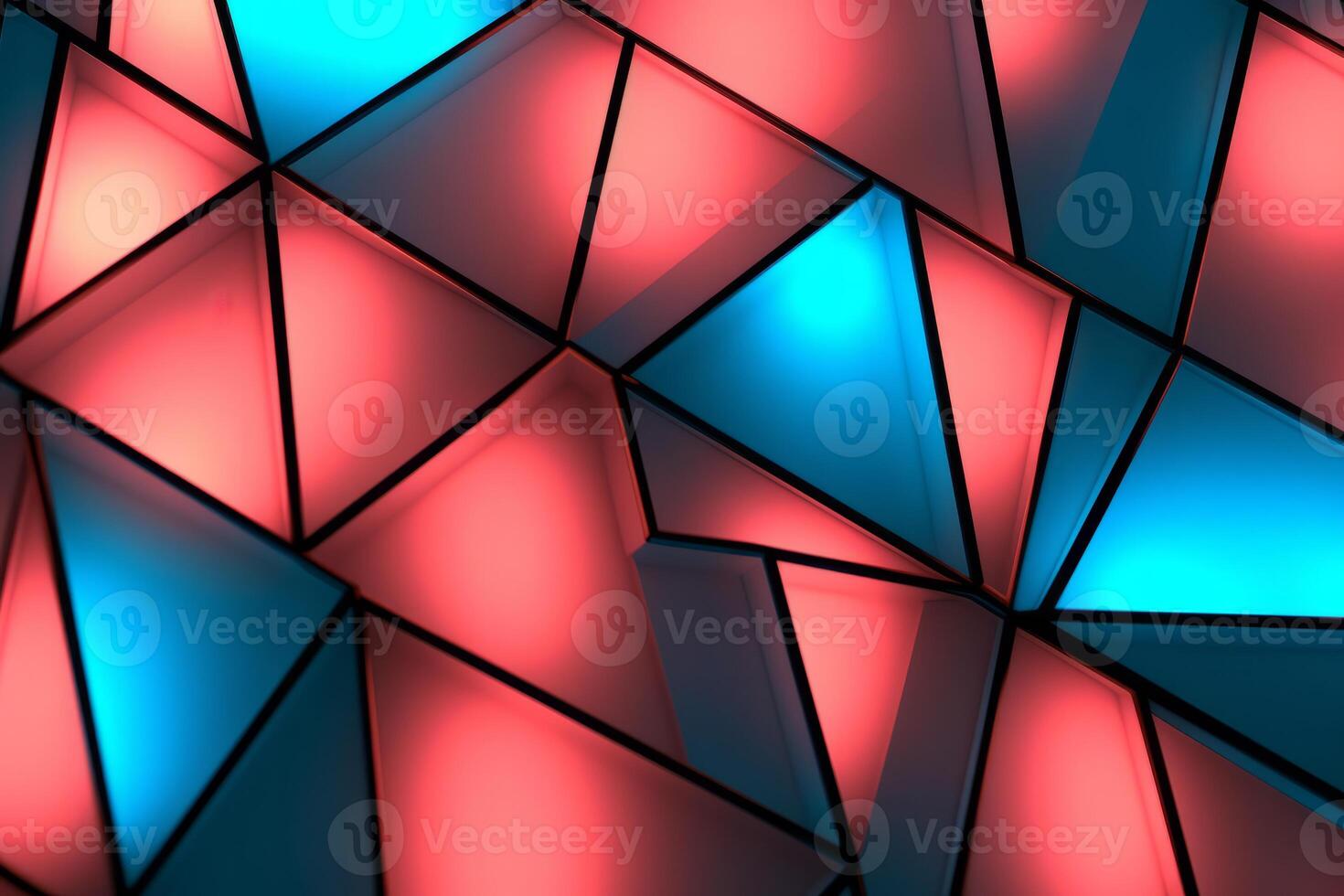 Sleek Modern Geometric Glowing Shapes Outline Background photo