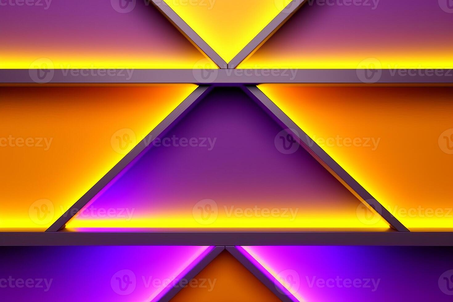 Sleek Modern Geometric Glowing Shapes Outline Background photo