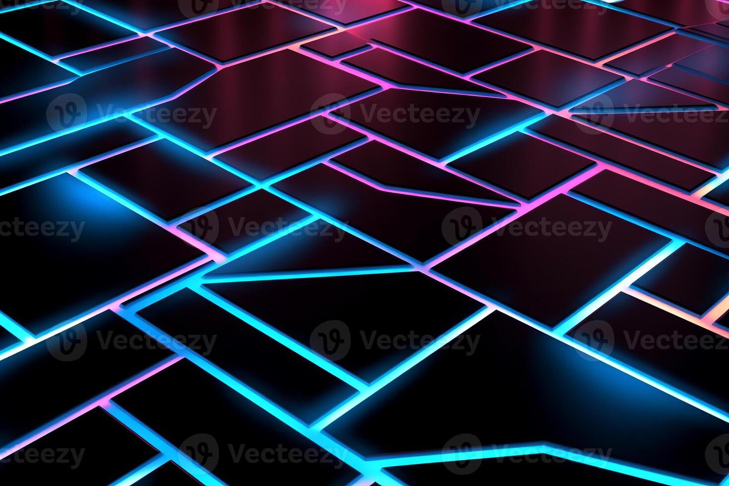 Sleek Modern Geometric Glowing Shapes Outline Background photo