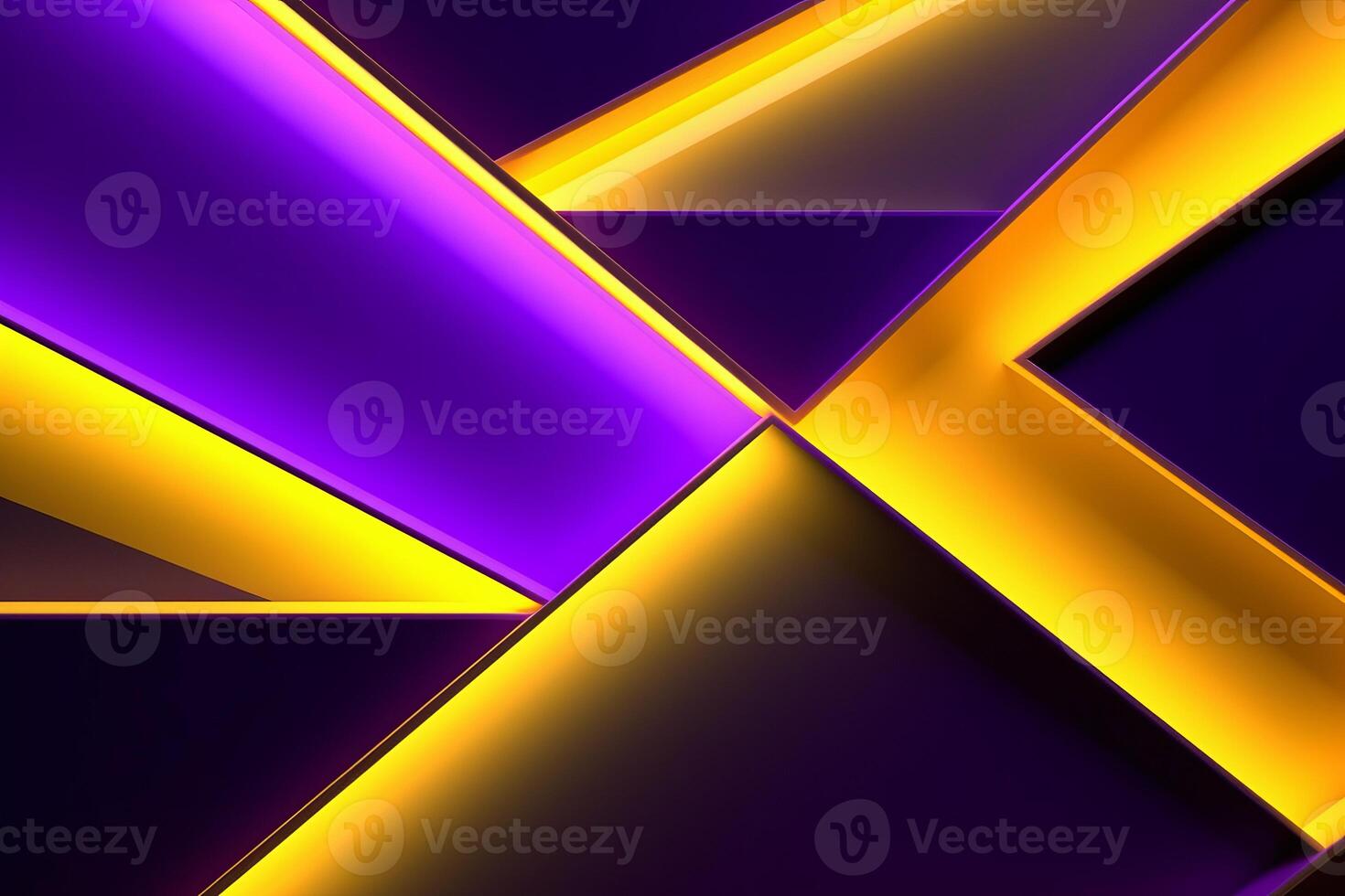 Sleek Modern Geometric Glowing Shapes Outline Background photo
