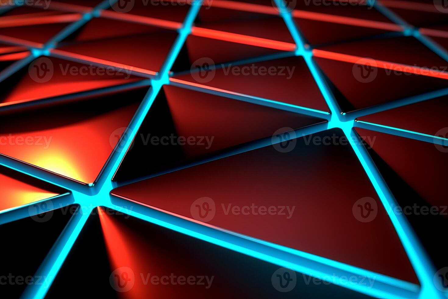 Sleek Modern Geometric Glowing Shapes Outline Background photo