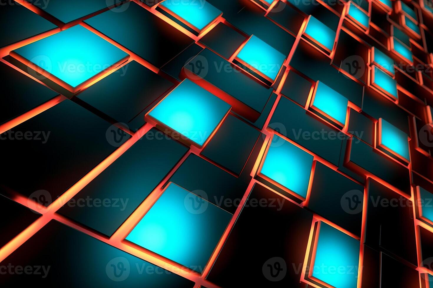 Sleek Modern Geometric Glowing Shapes Outline Background photo