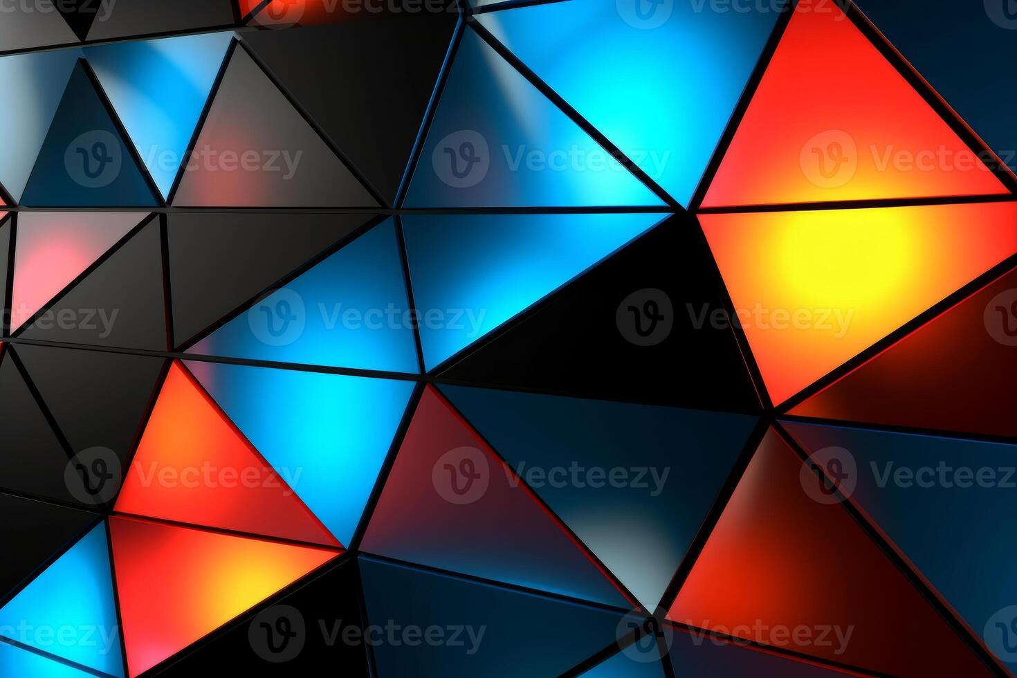 Sleek Modern Geometric Glowing Shapes Outline Background photo