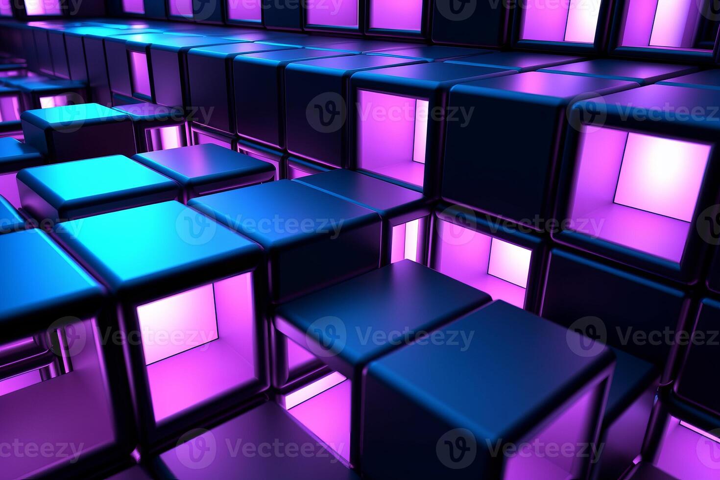 Sleek Modern Geometric Glowing Shapes Outline Background photo