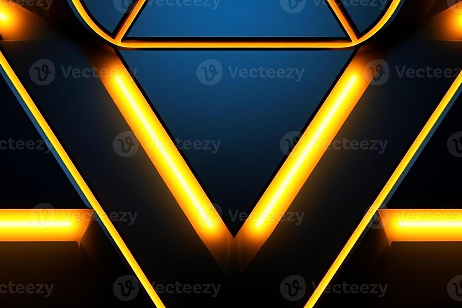 Sleek Modern Geometric Glowing Shapes Outline Background photo