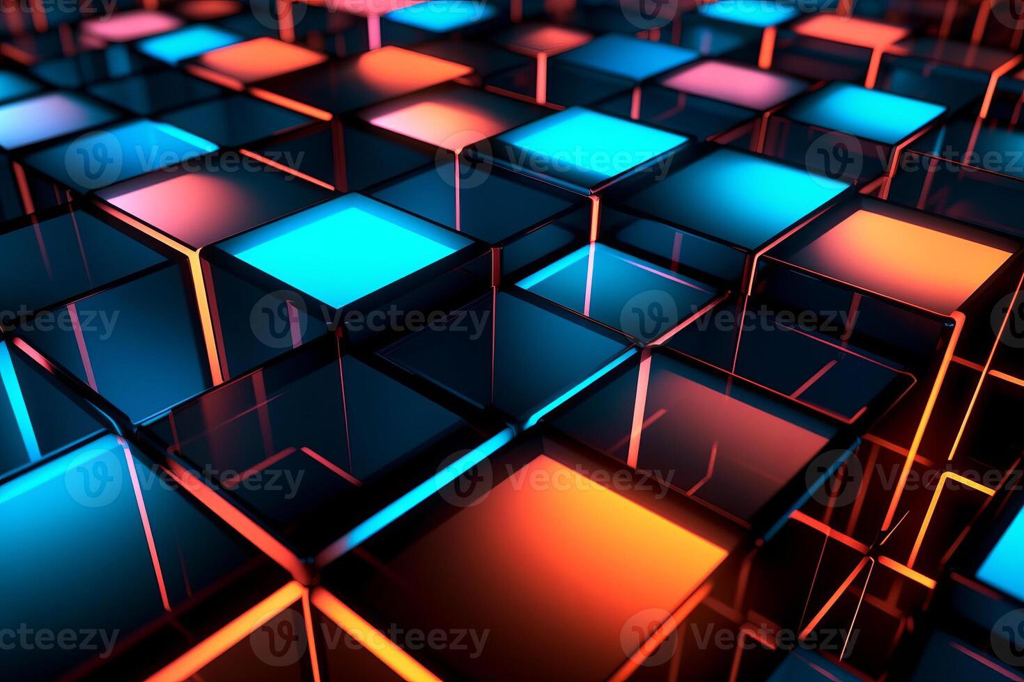 Sleek Modern Geometric Glowing Shapes Outline Background photo