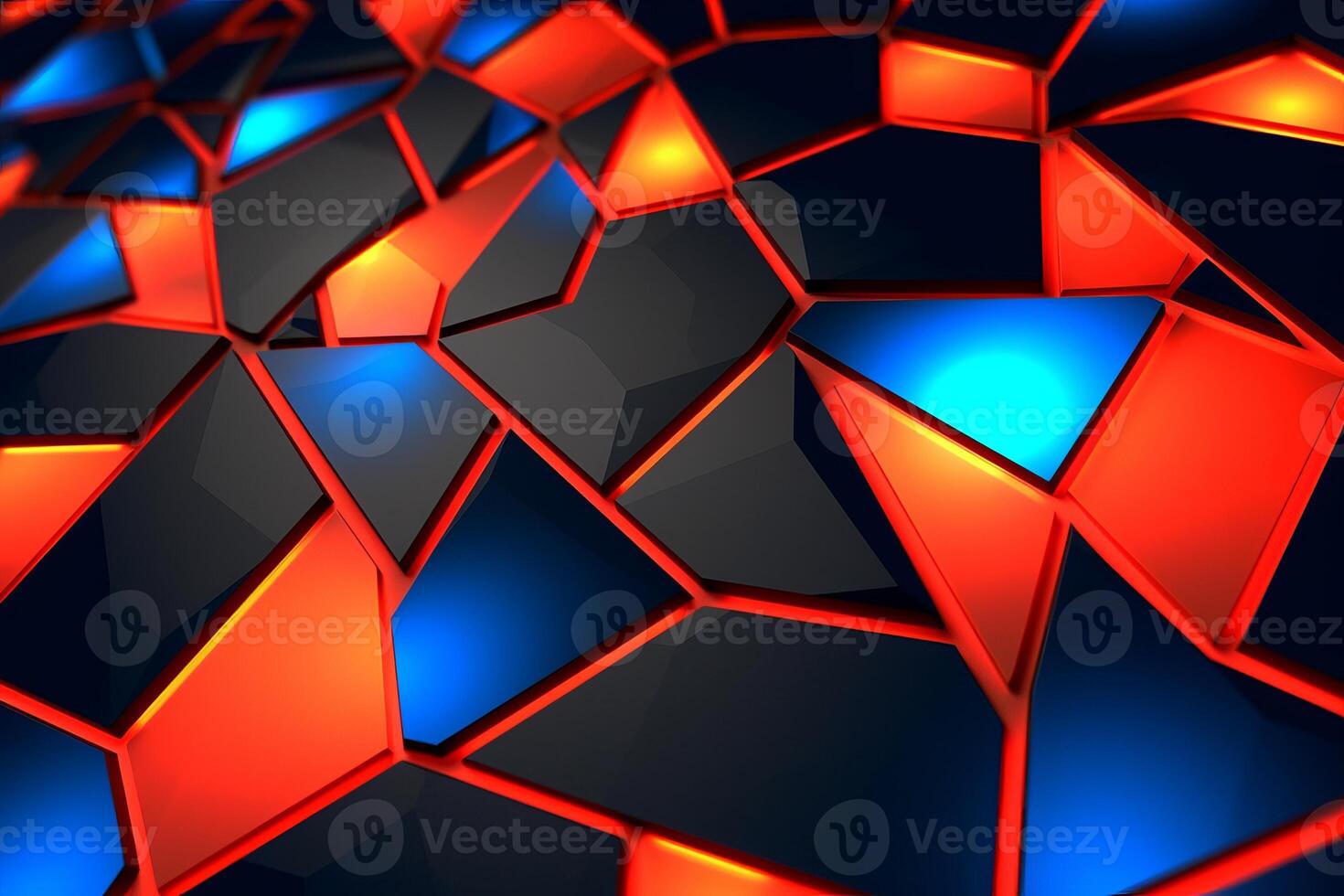 Sleek Modern Geometric Glowing Shapes Outline Background photo