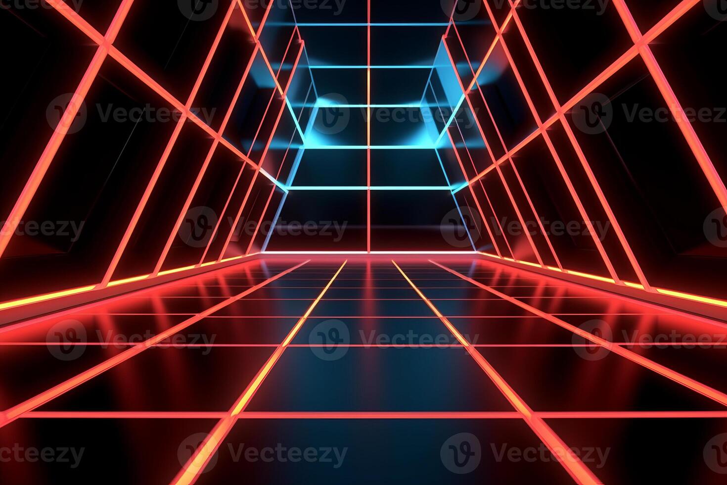 Sleek Modern Geometric Glowing Shapes Outline Background photo
