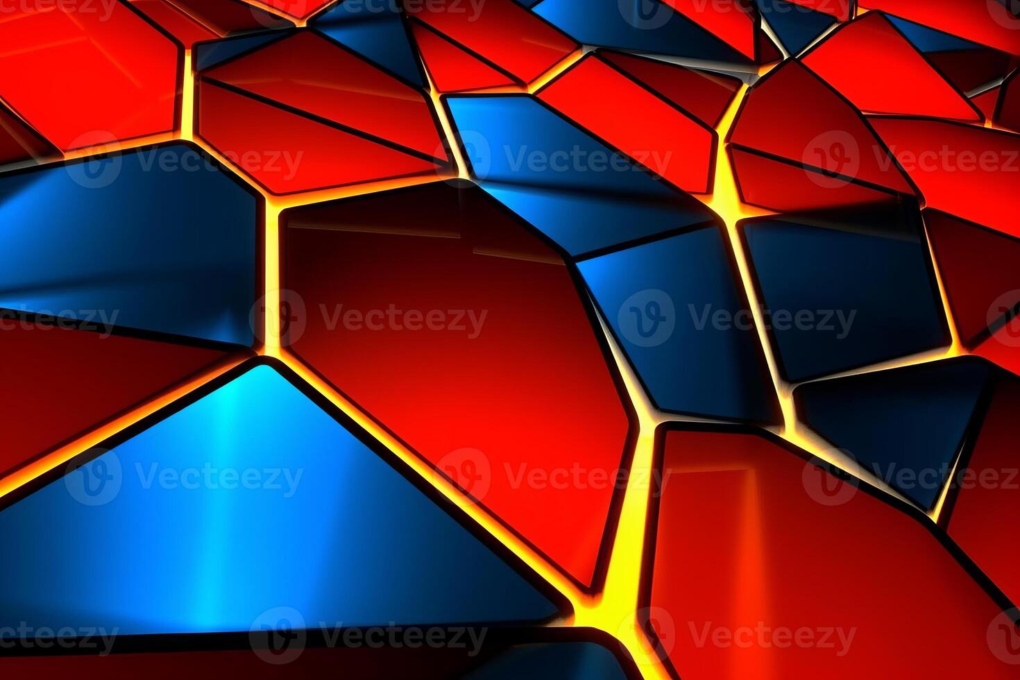 Sleek Modern Geometric Glowing Shapes Outline Background photo