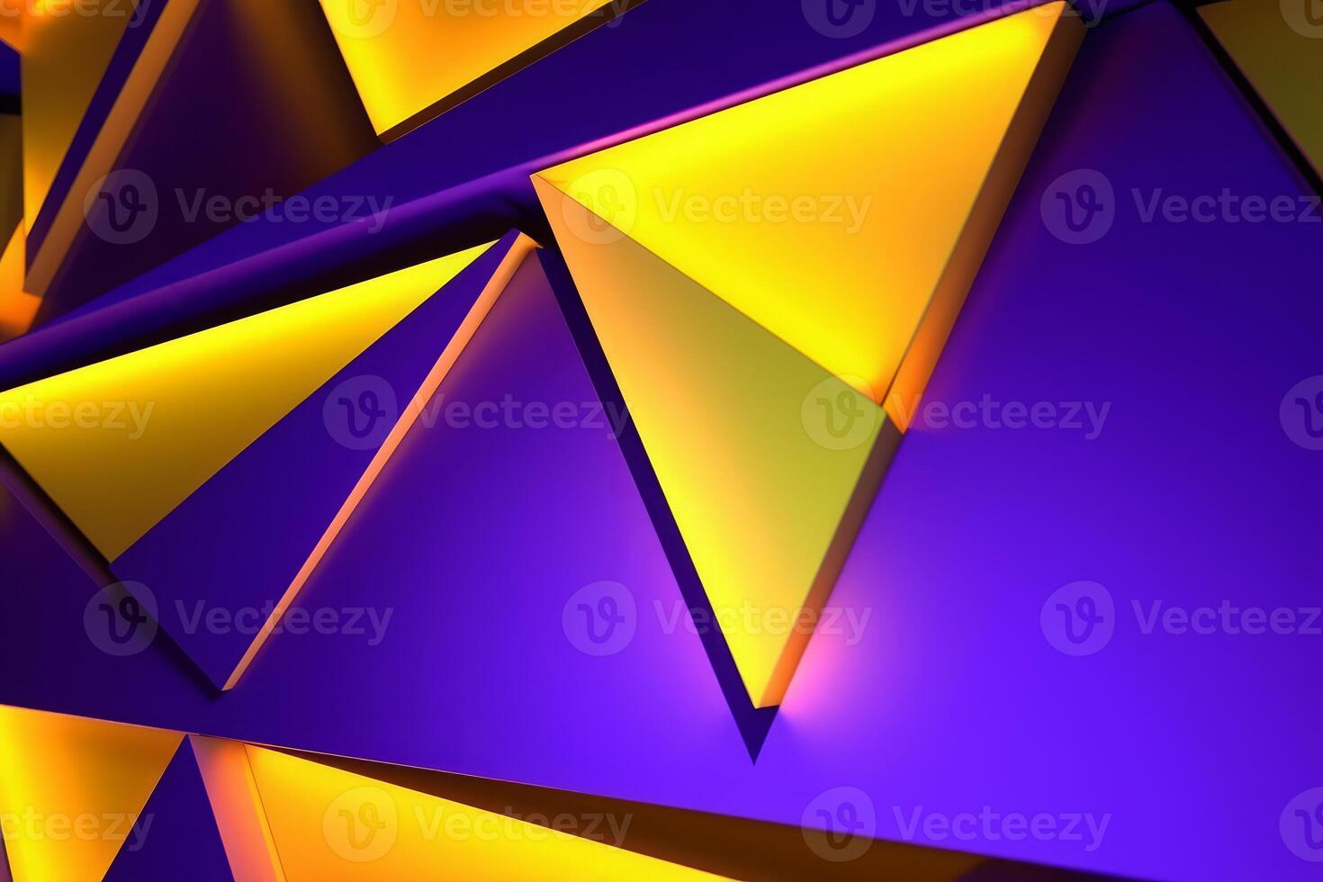 Sleek Modern Geometric Glowing Shapes Outline Background photo