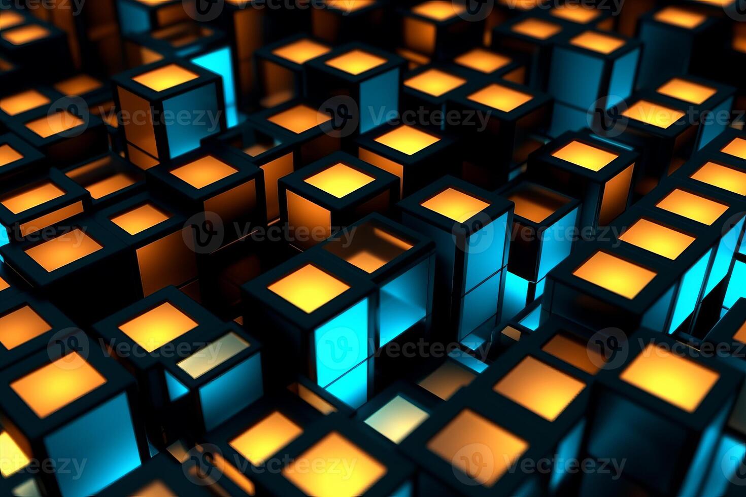 Sleek Modern Geometric Glowing Shapes Outline Background photo