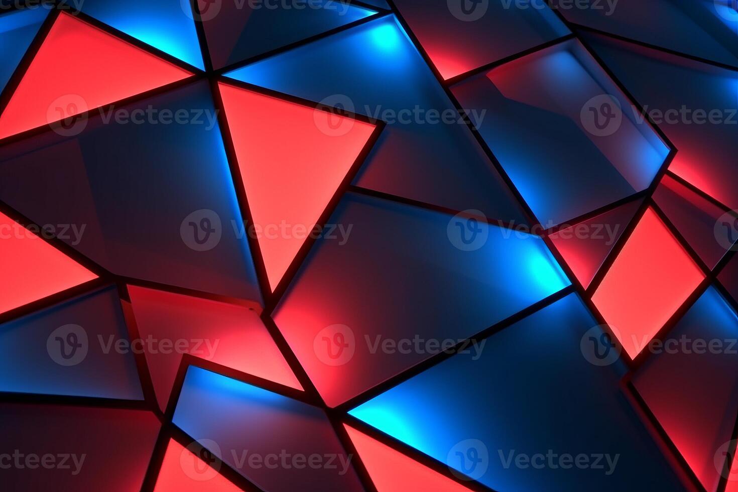Sleek Modern Geometric Glowing Shapes Outline Background photo