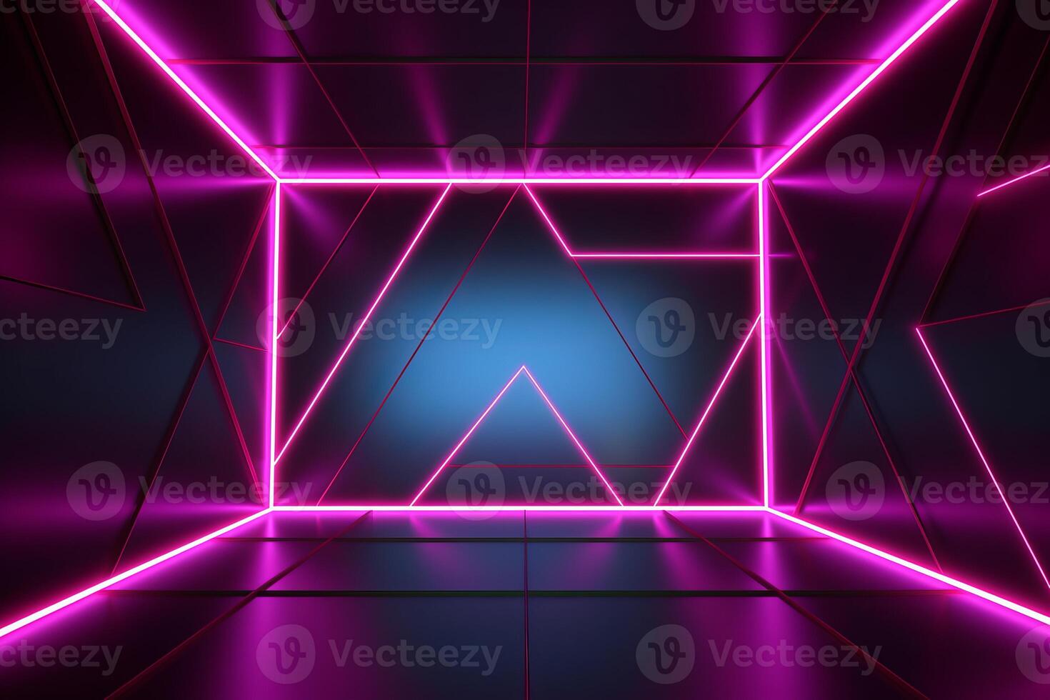 Sleek Modern Geometric Glowing Shapes Outline Background photo