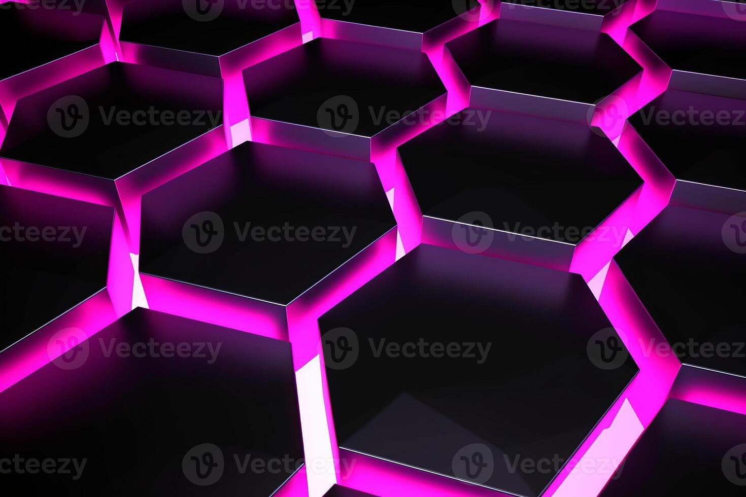 Sleek Modern Geometric Glowing Shapes Outline Background photo
