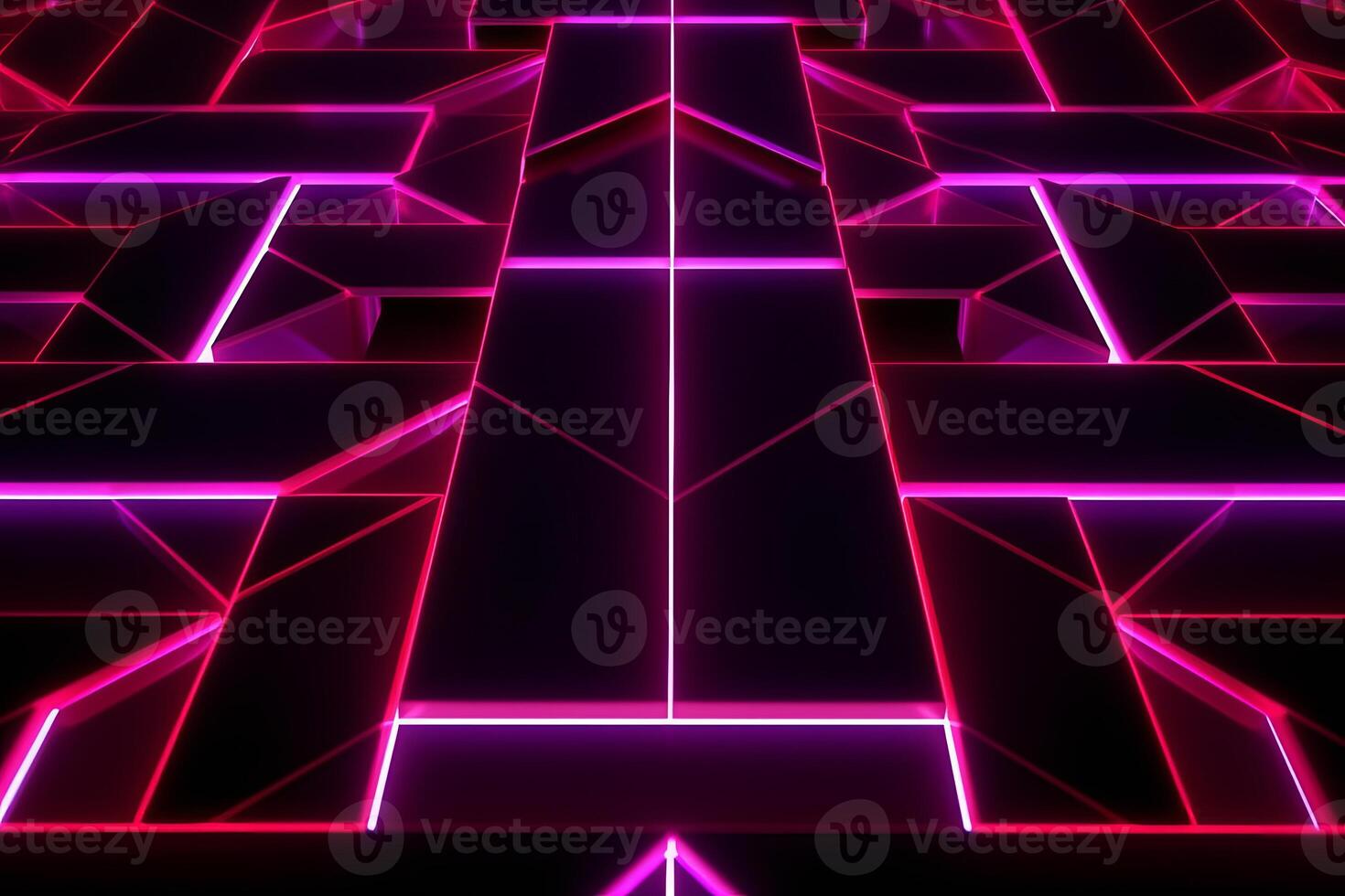 Sleek Modern Geometric Glowing Shapes Outline Background photo