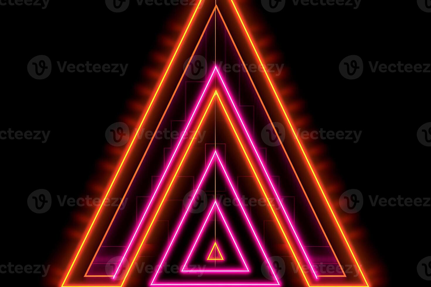 Sleek Modern Geometric Glowing Shapes Outline Background photo