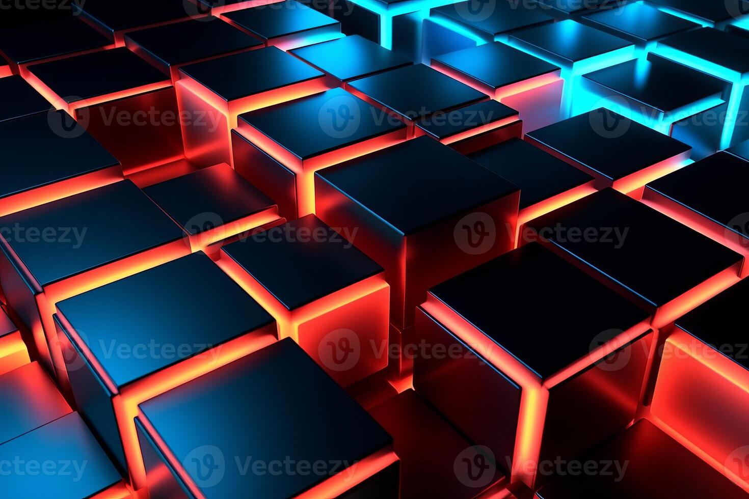 Sleek Modern Geometric Glowing Shapes Outline Background photo