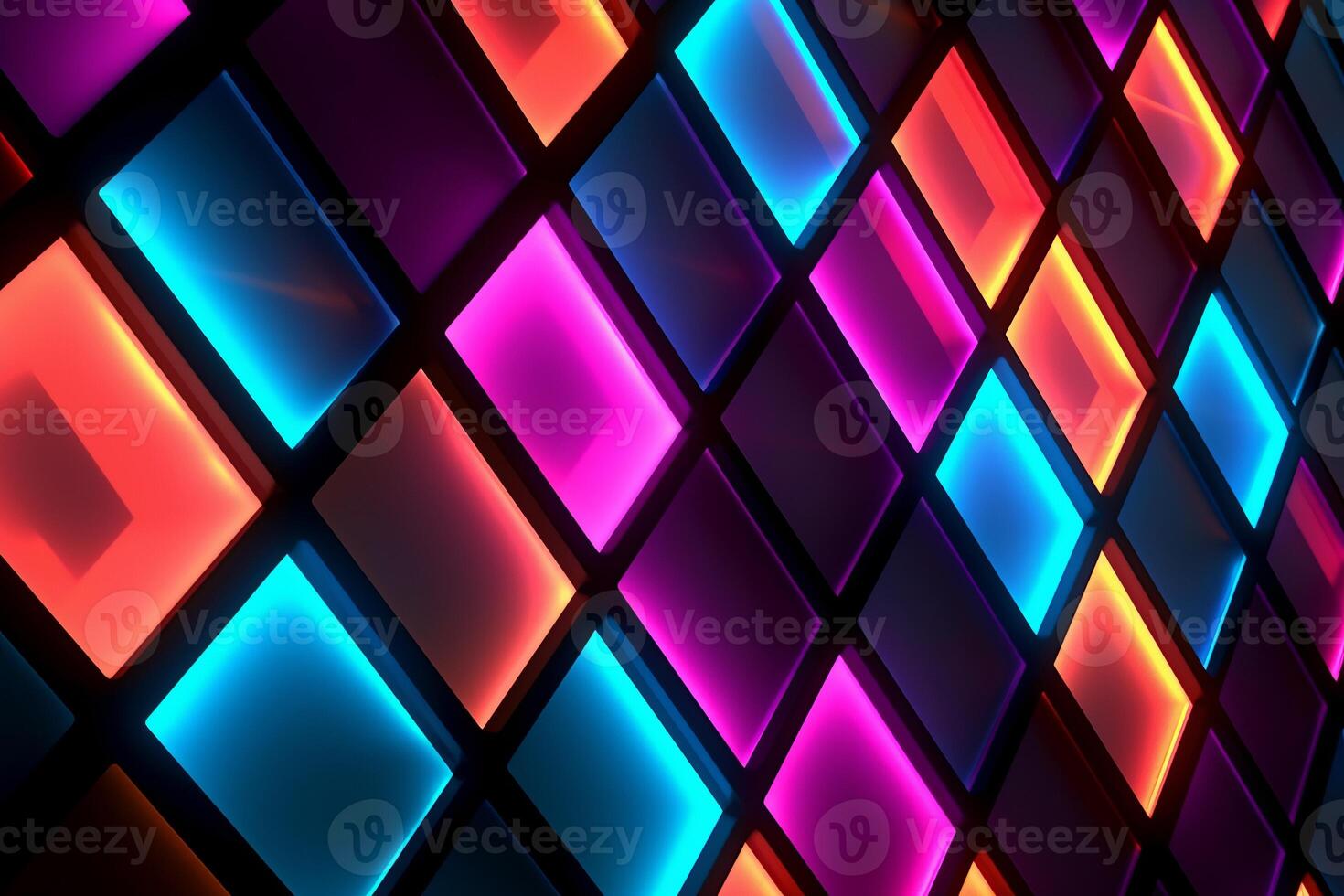 Sleek Modern Geometric Glowing Shapes Outline Background photo
