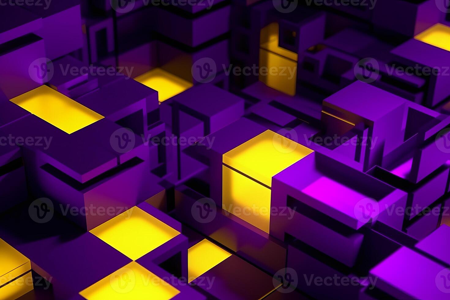 Sleek Modern Geometric Glowing Shapes Outline Background photo