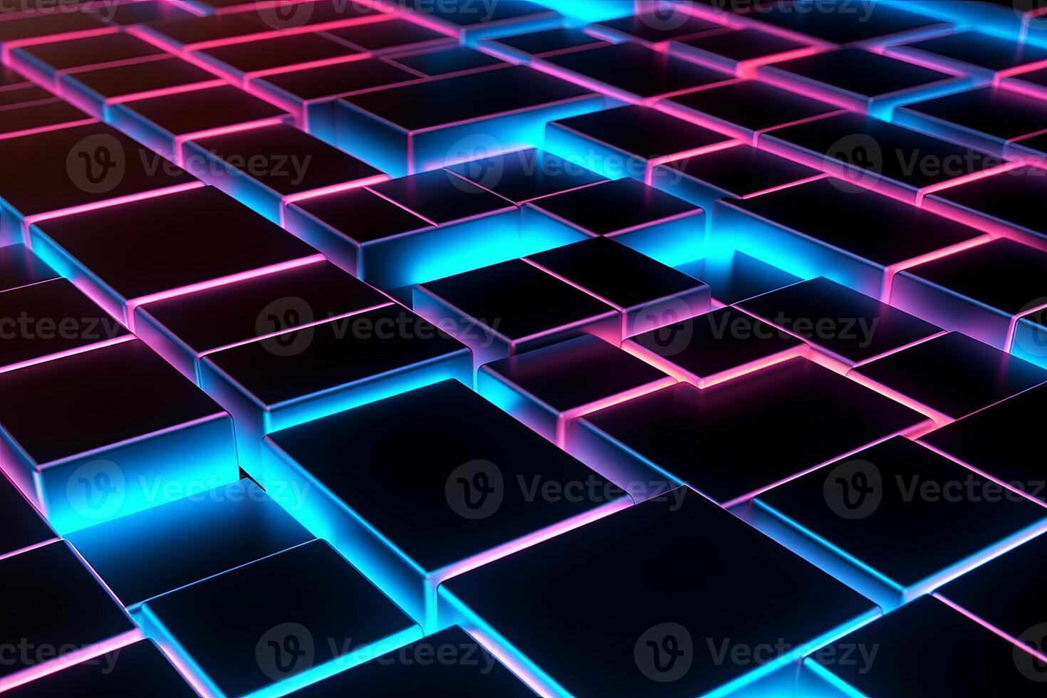 Sleek Modern Geometric Glowing Shapes Outline Background photo