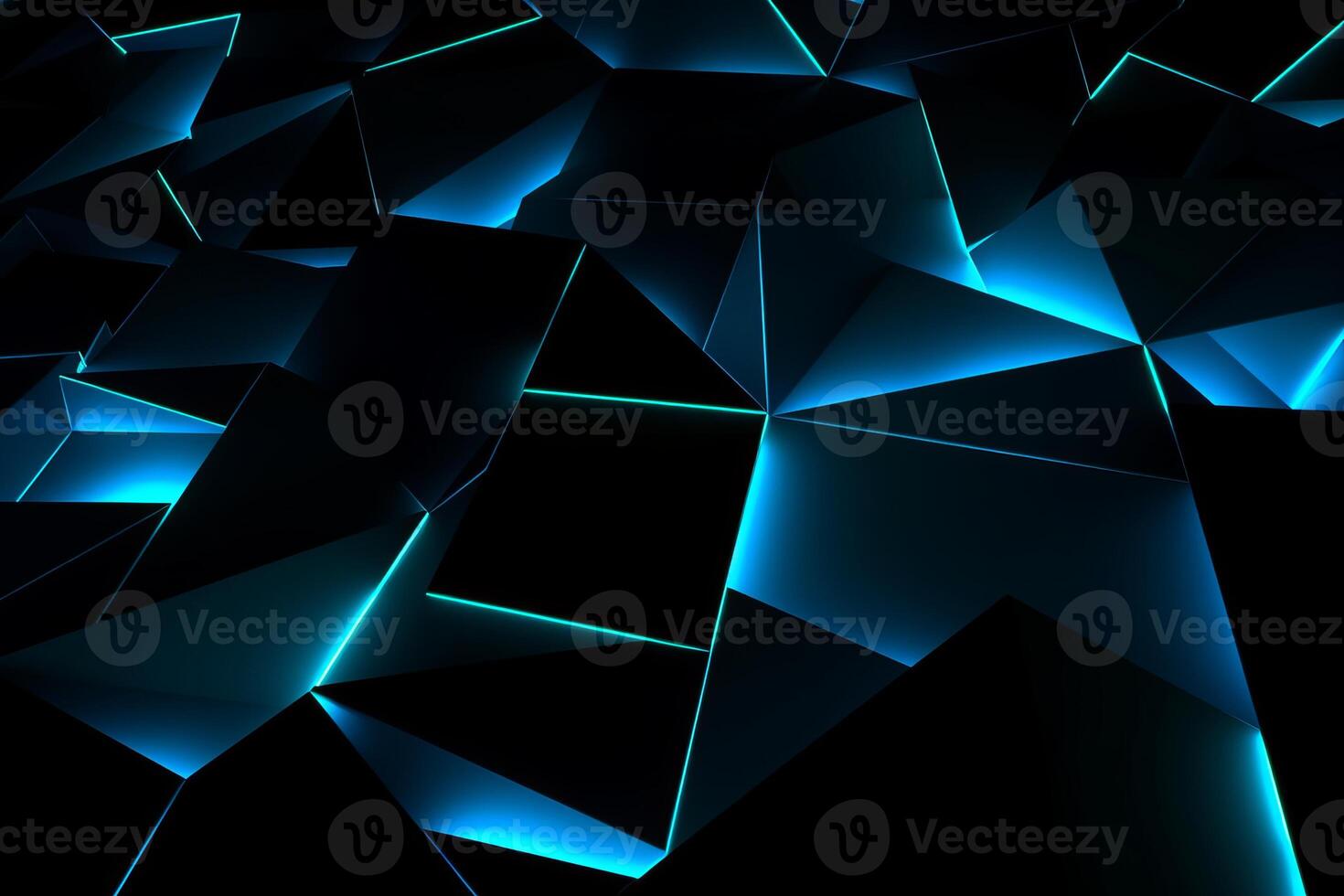 Sleek Modern Geometric Glowing Shapes Outline Background photo