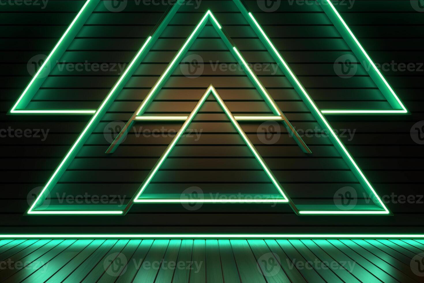 Sleek Modern Geometric Glowing Shapes Outline Background photo