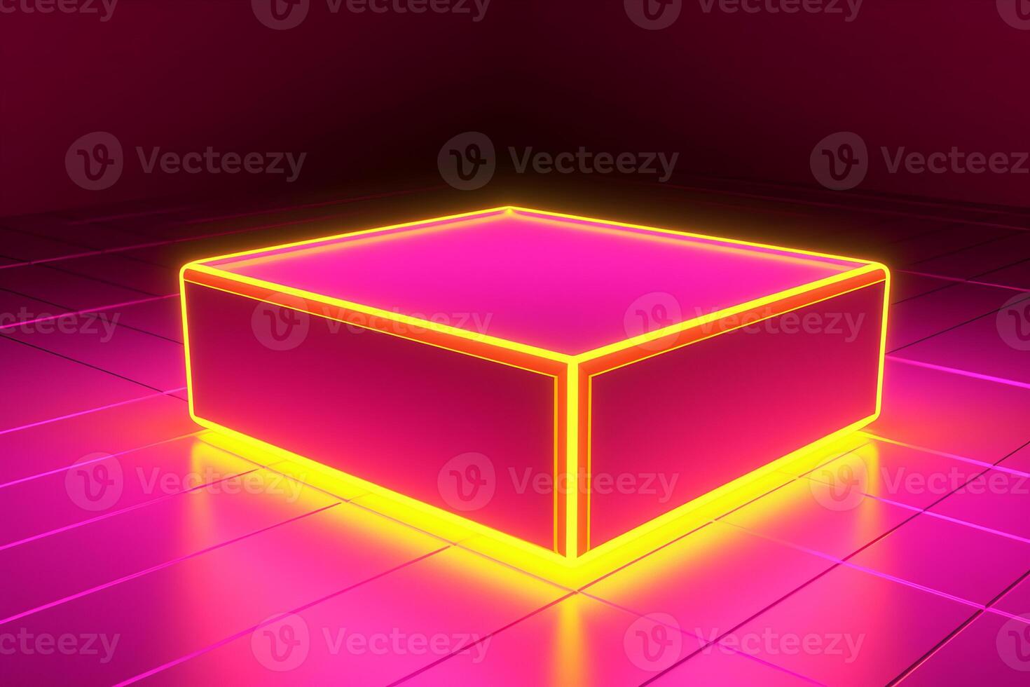 Sleek Modern Geometric Glowing Shapes Outline Background photo