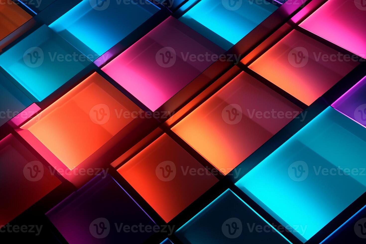 Sleek Modern Geometric Glowing Shapes Outline Background photo