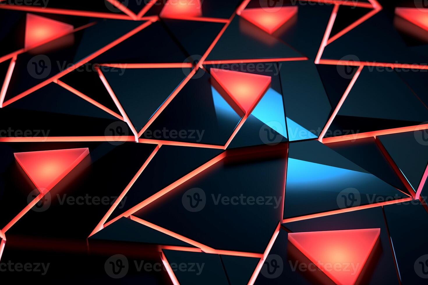 Sleek Modern Geometric Glowing Shapes Outline Background photo