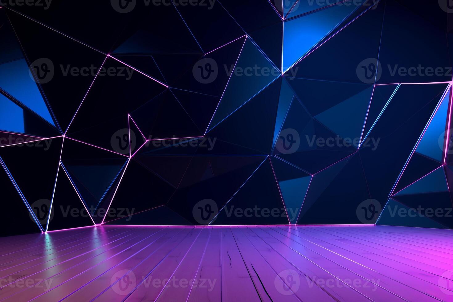 Sleek Modern Geometric Glowing Shapes Outline Background photo