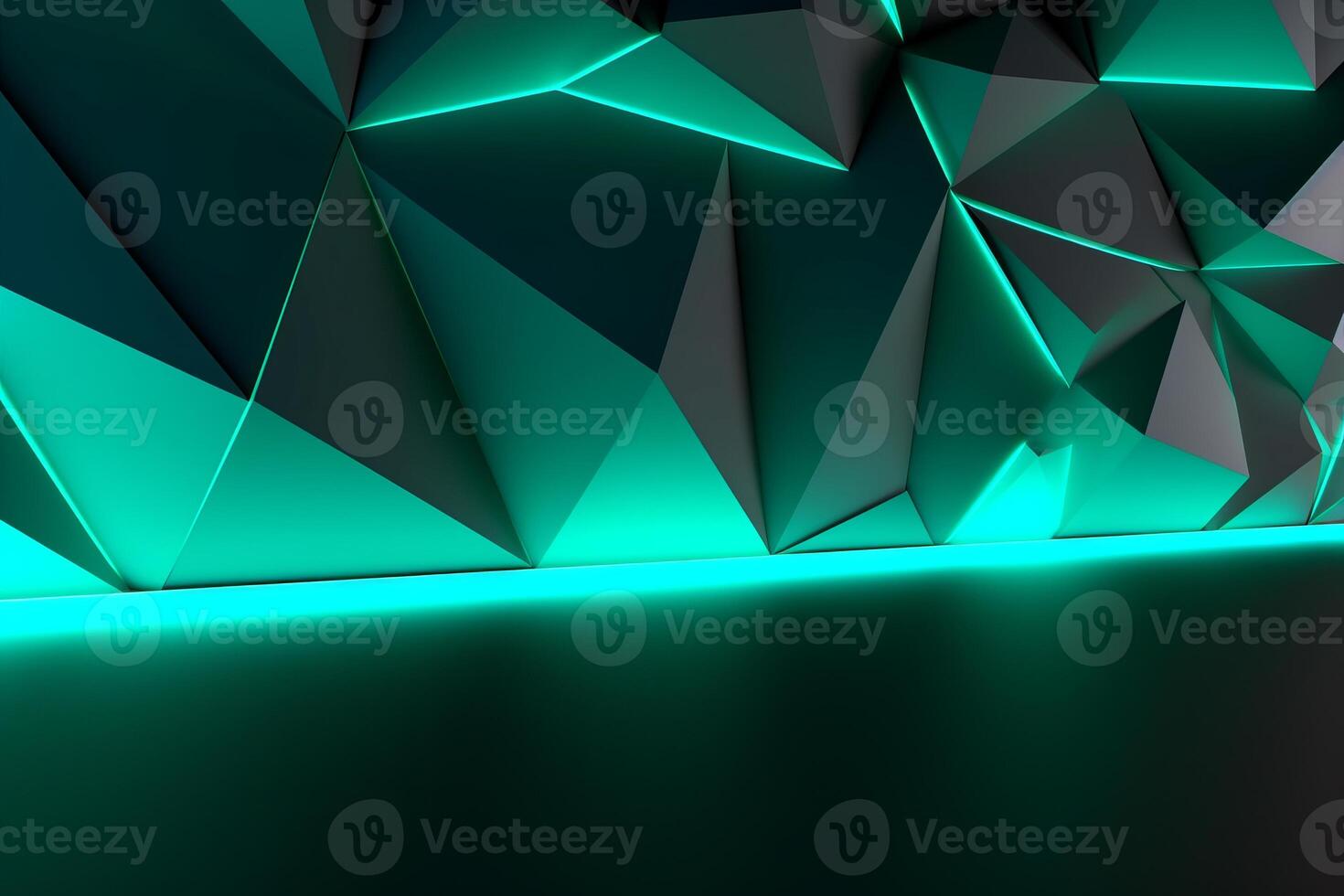 Sleek Modern Geometric Glowing Shapes Outline Background photo
