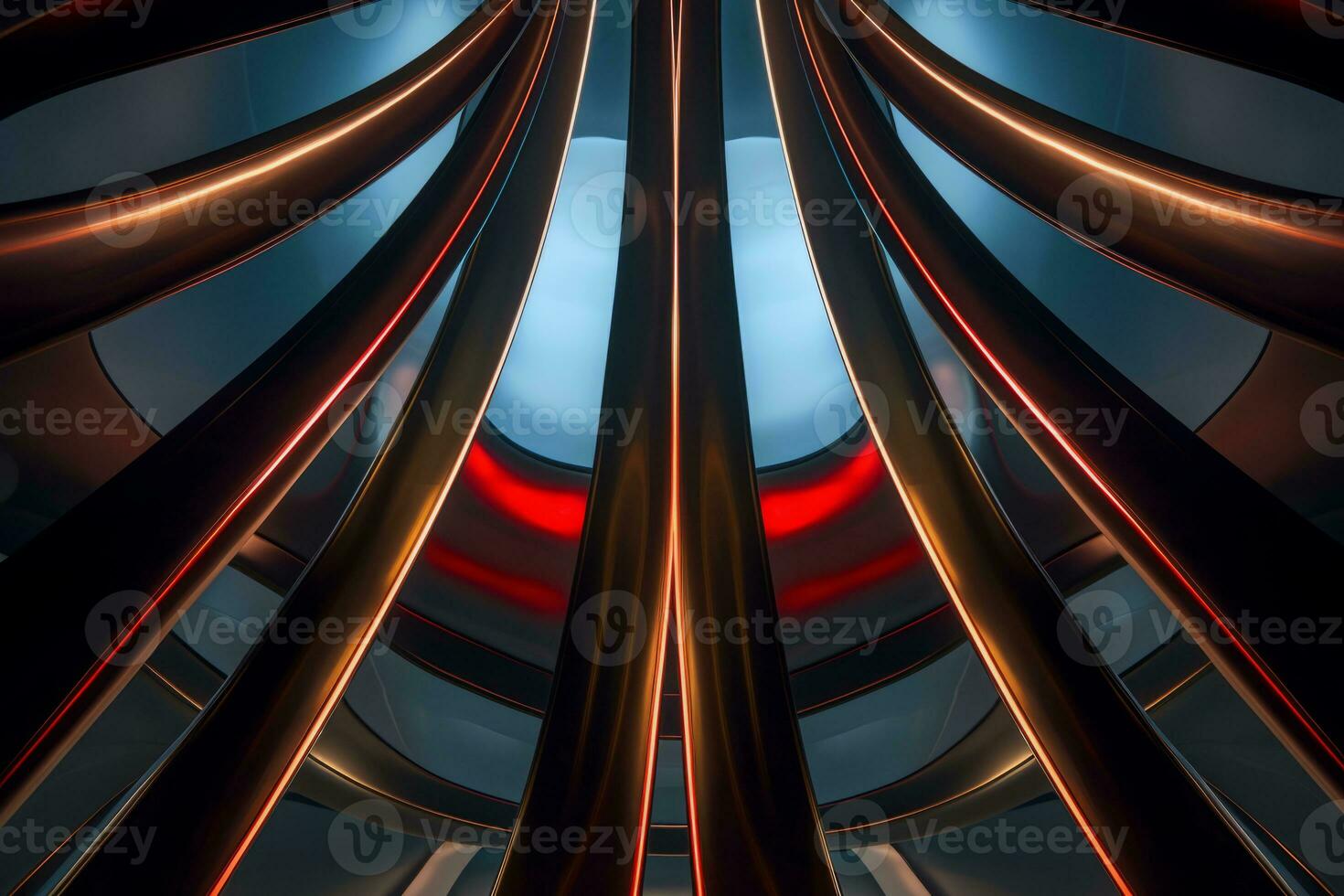 Unique Otherworldly Architecture Design Photo Generative AI