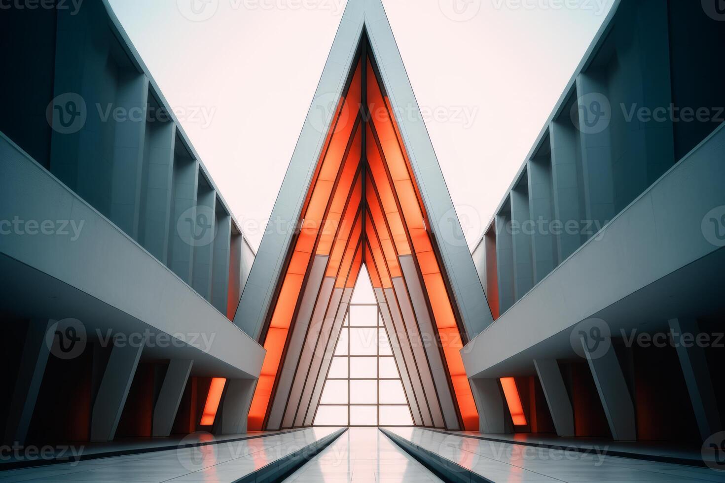 Unique Otherworldly Architecture Design Photo Generative AI