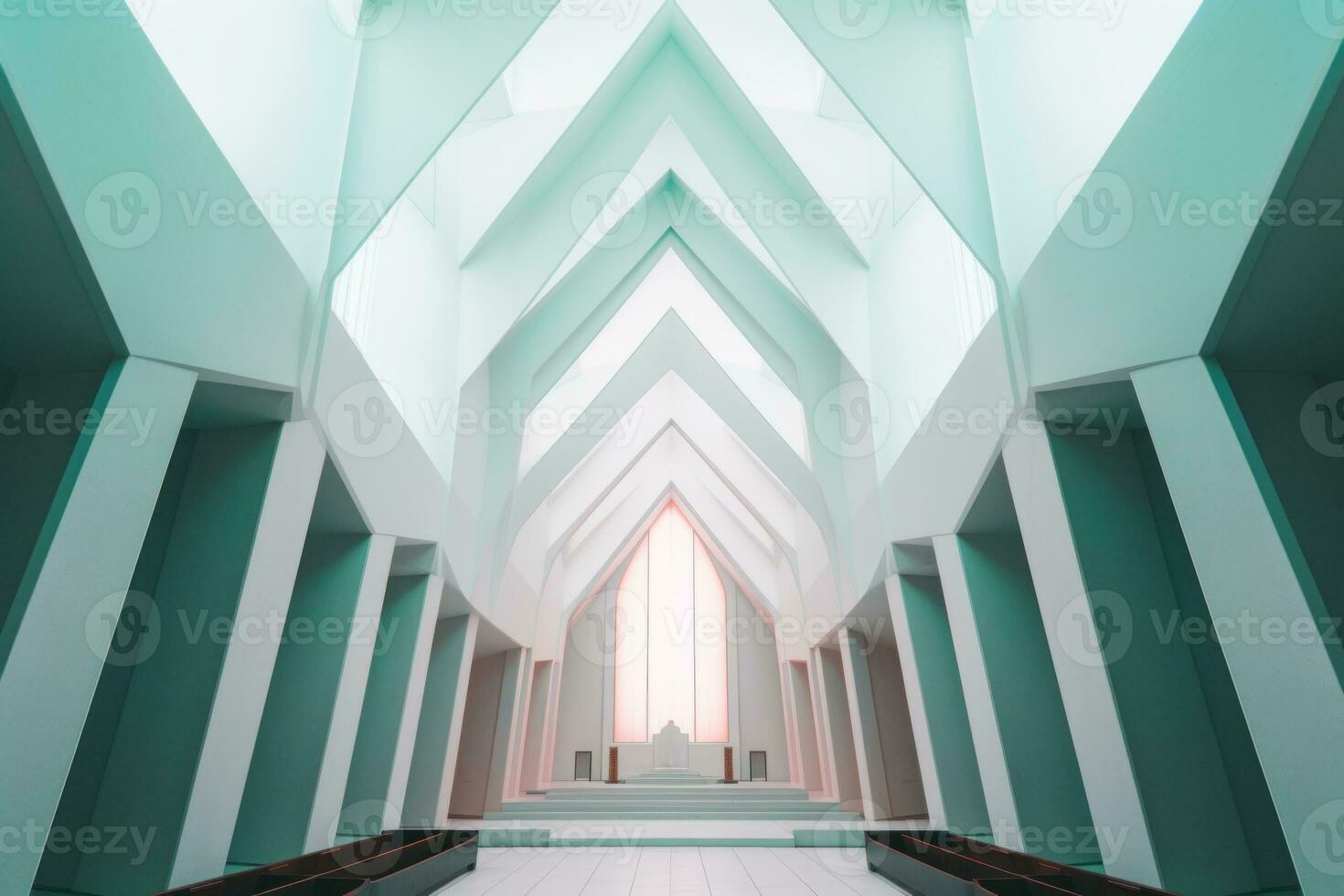 Unique Otherworldly Architecture Design Photo Generative AI